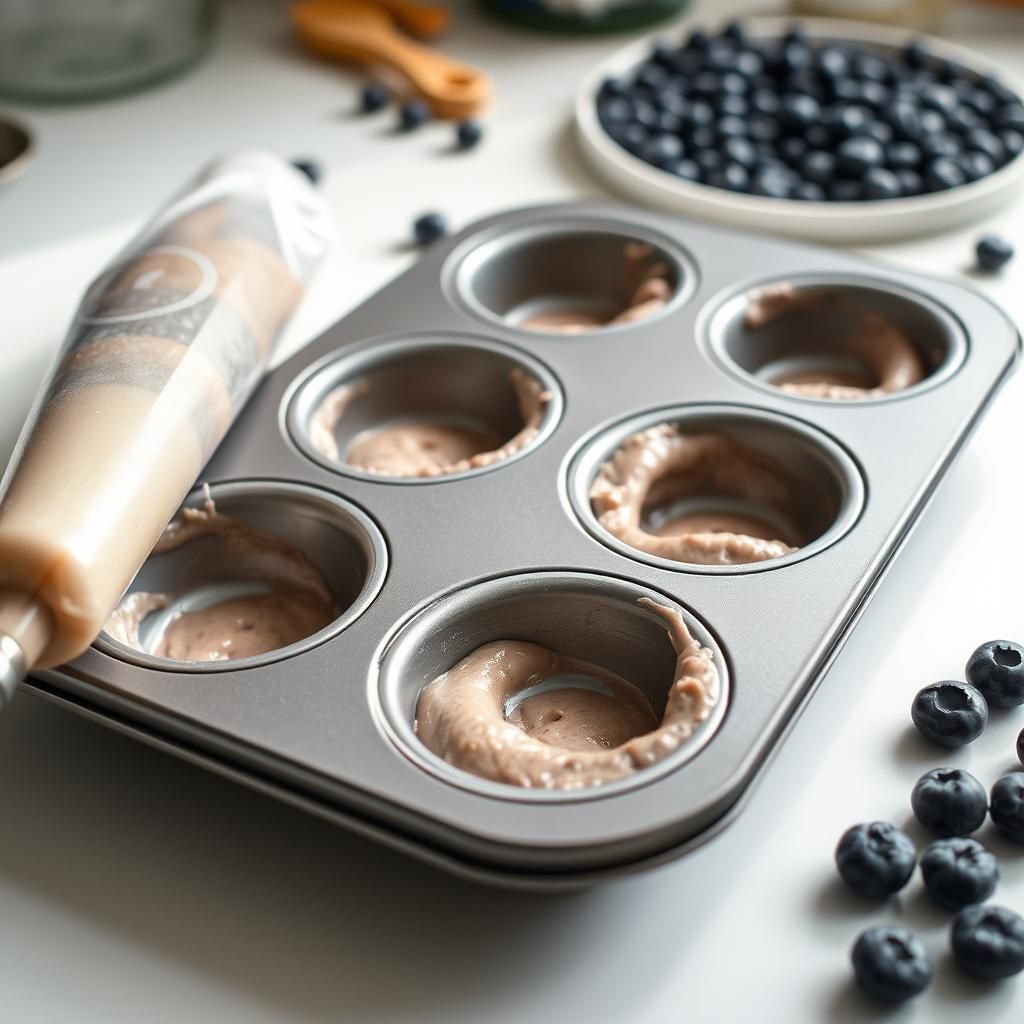 Filling the Donut Pan