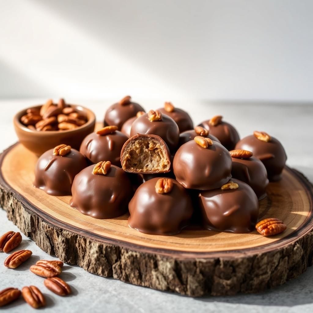 Finished Pecan Fudge Fat Bombs