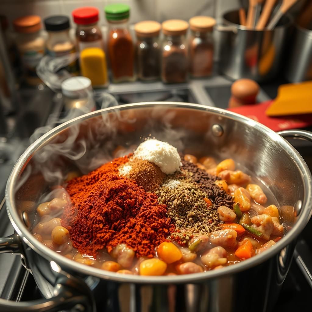 Step 3: Adding Spices