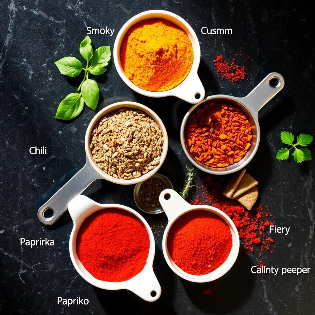 Flavorful Spice Display