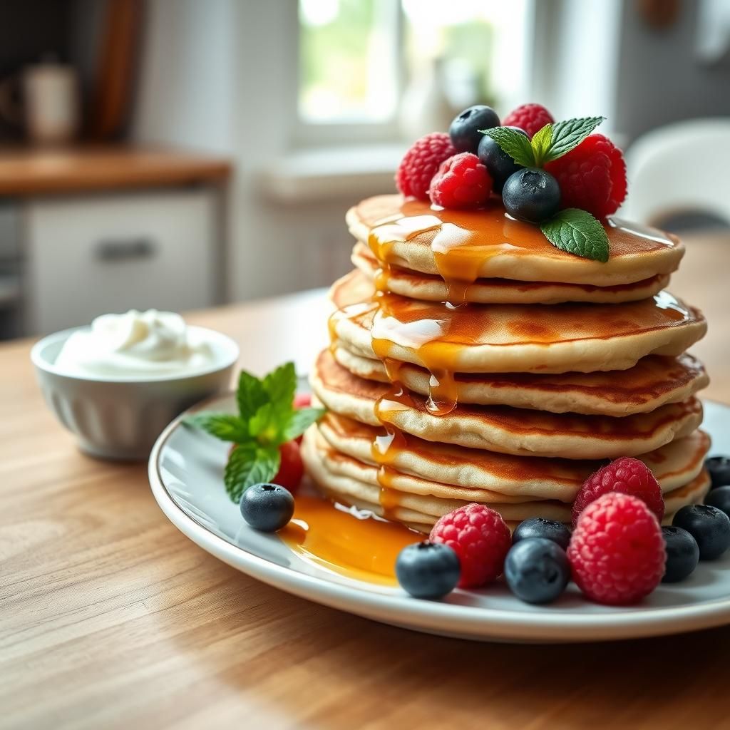 Fluffy Coconut Flour Pancakes