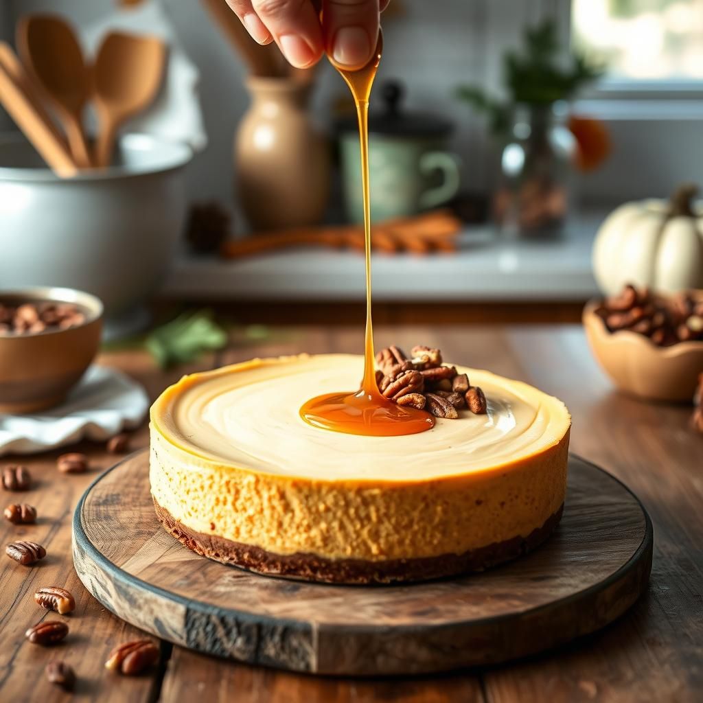 Garnishing the Cheesecake