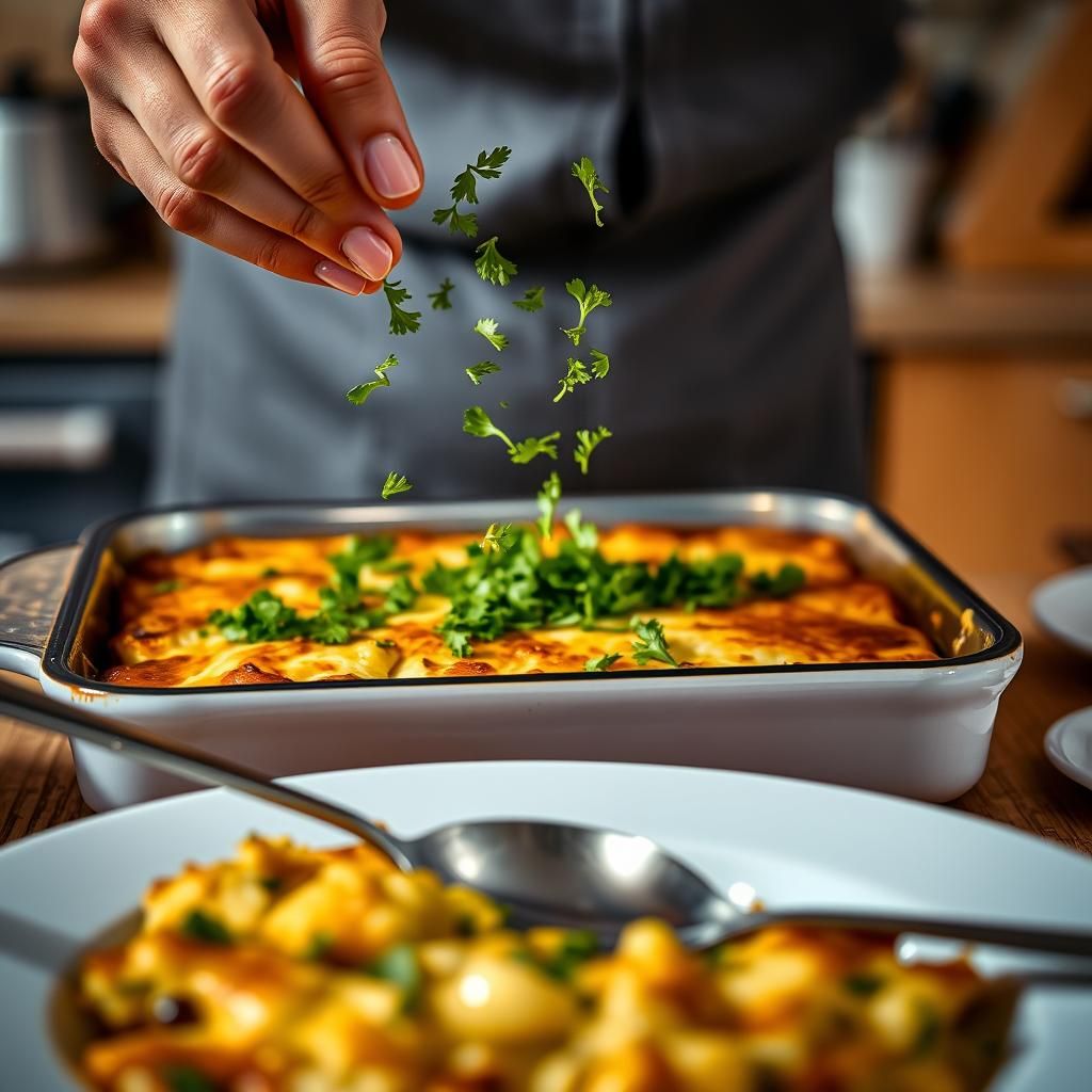 Garnishing the Dish