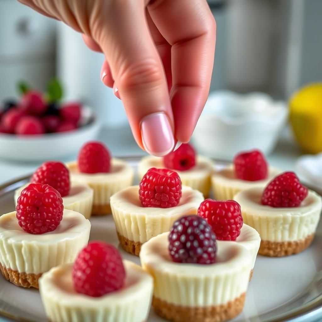 Garnishing with Berries