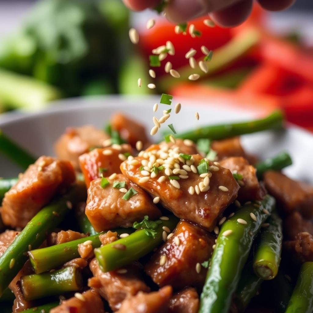 Garnishing with Fresh Herbs