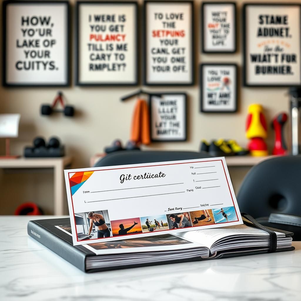 Gift Certificate to a Local Gym or Fitness Studio