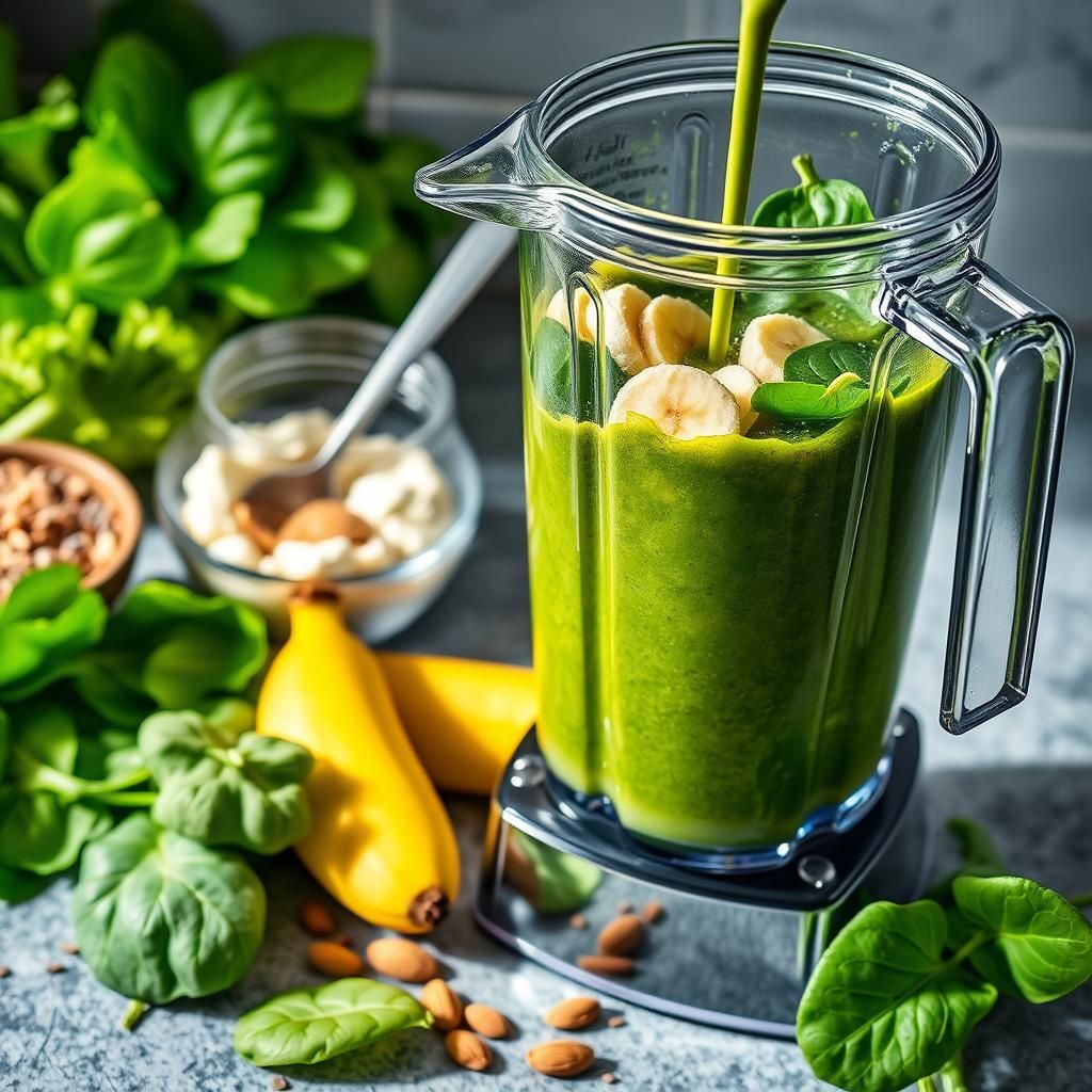 Green Power Nutrition - Cooking process photo (with step names)