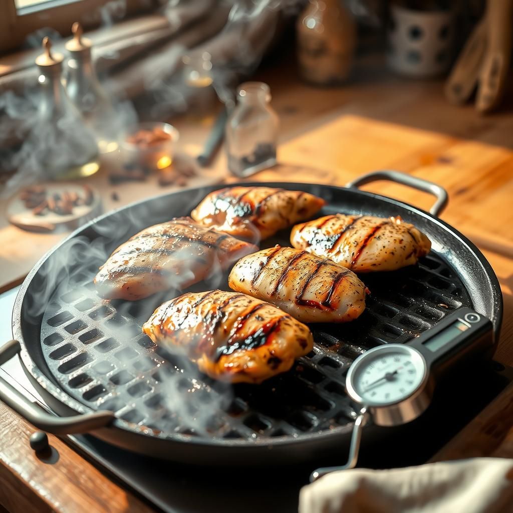 Grilling the Chicken