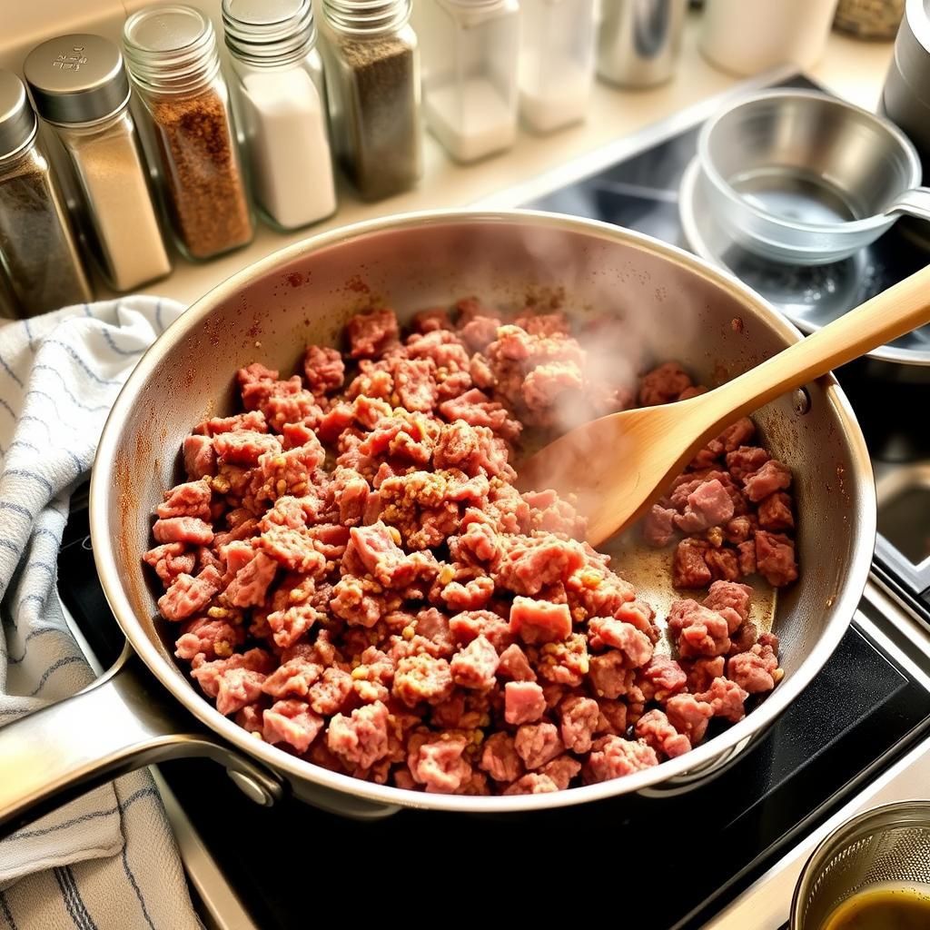Ground Beef Preparation