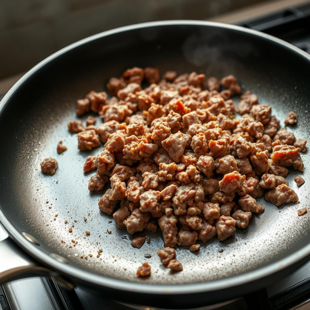 Browning Ground Beef