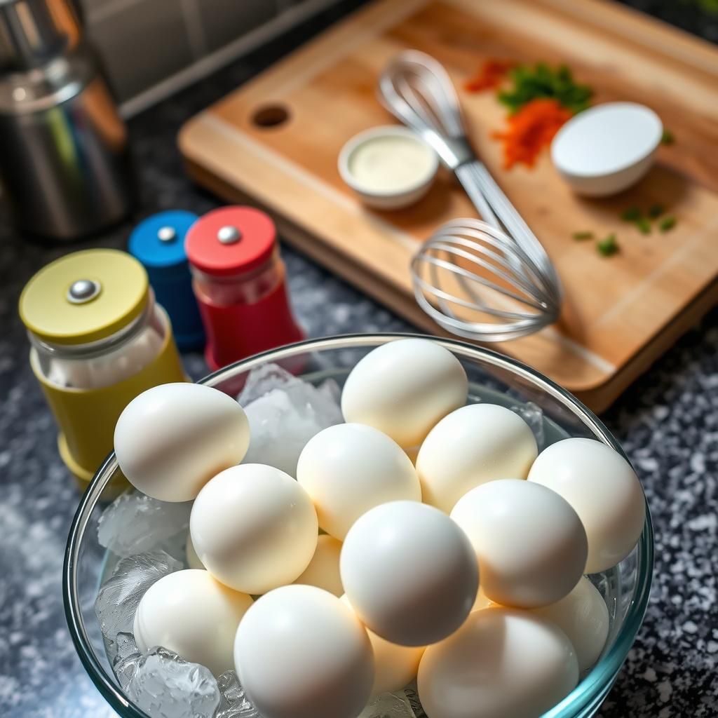 Hard-Boiled Eggs Preparation - Cooking process photo (Hard-Boiled Eggs)