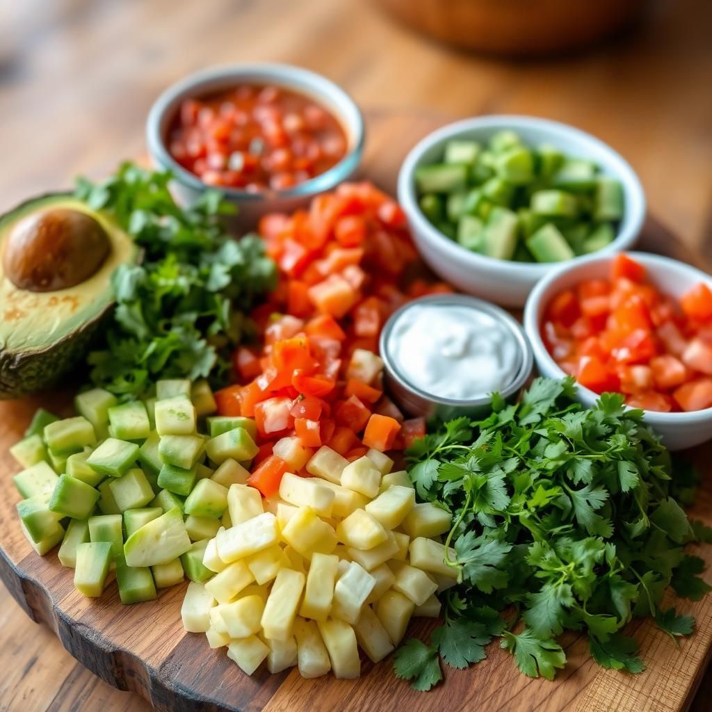 Healthy Toppings Display