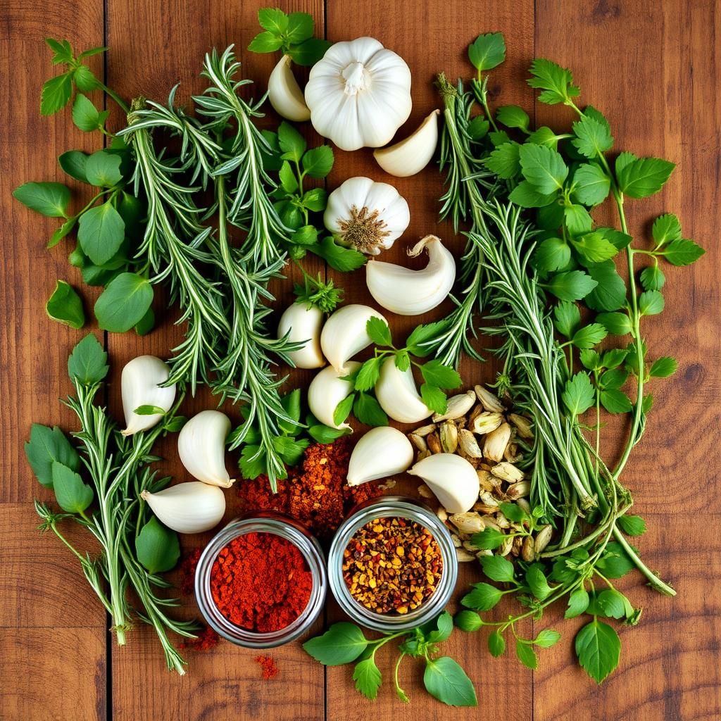 Herbs and Spices for Flavor Enhancements