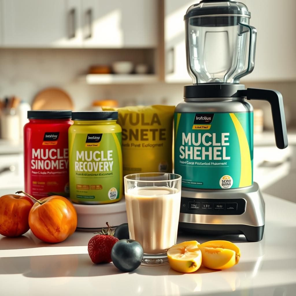 High-Quality Protein Powder or Supplement Stack