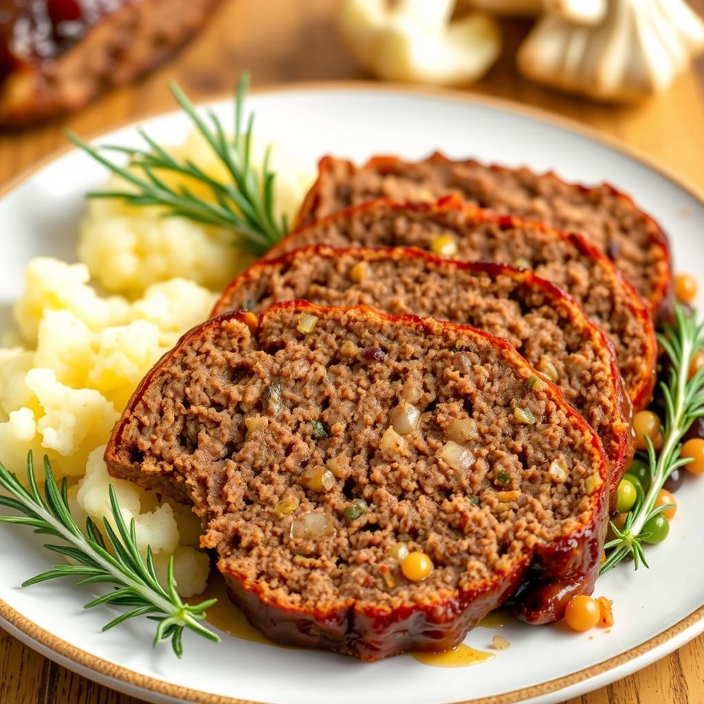 Ideal Slices of Keto Meatloaf