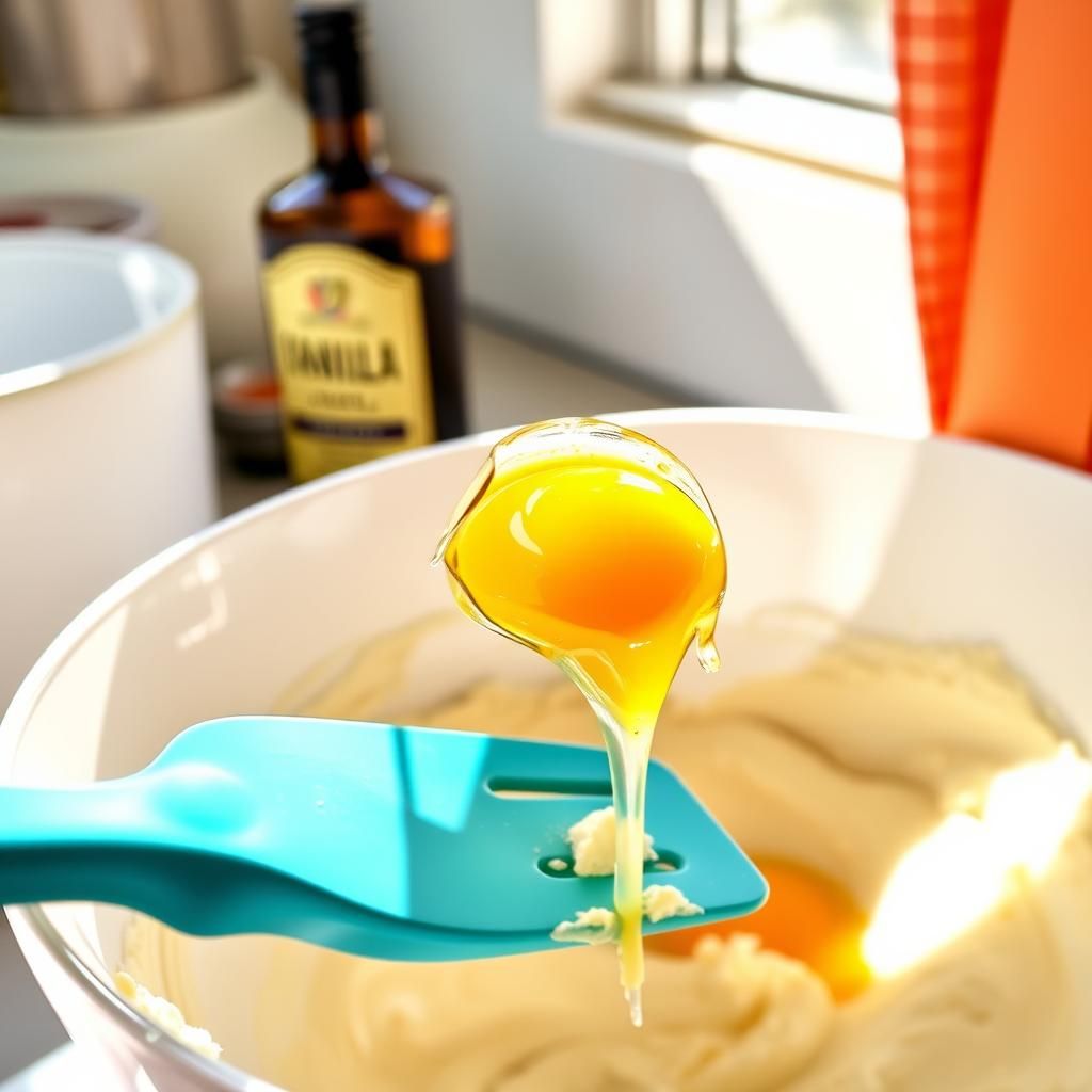 Incorporating Eggs and Vanilla