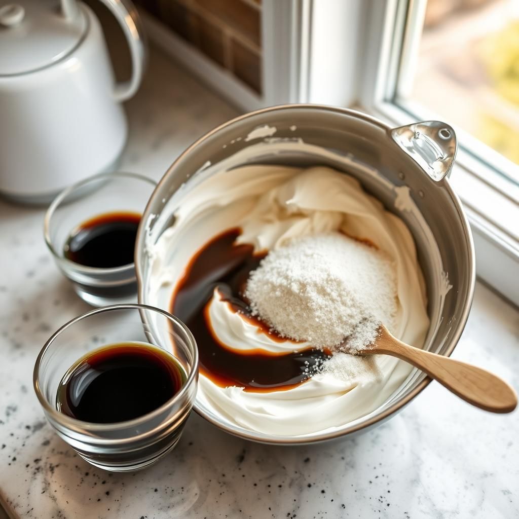 Adding Coffee and Sweetener