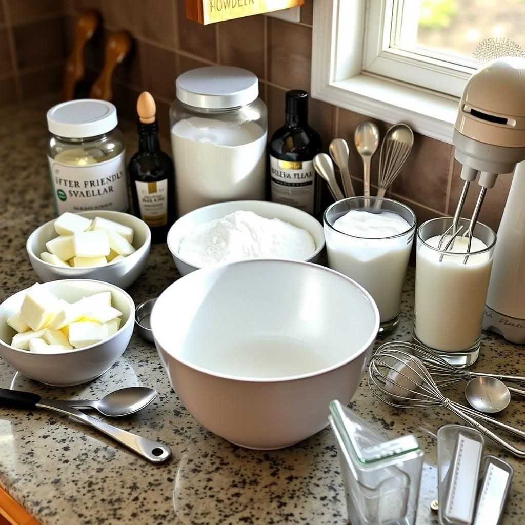 Ingredient Preparation for Keto Cheesecake Fluff