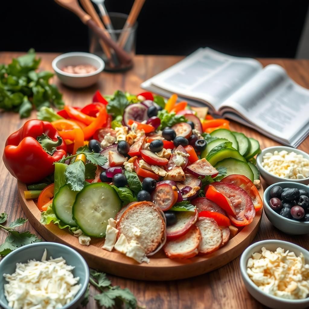 Ingredients for Keto BLT Salad