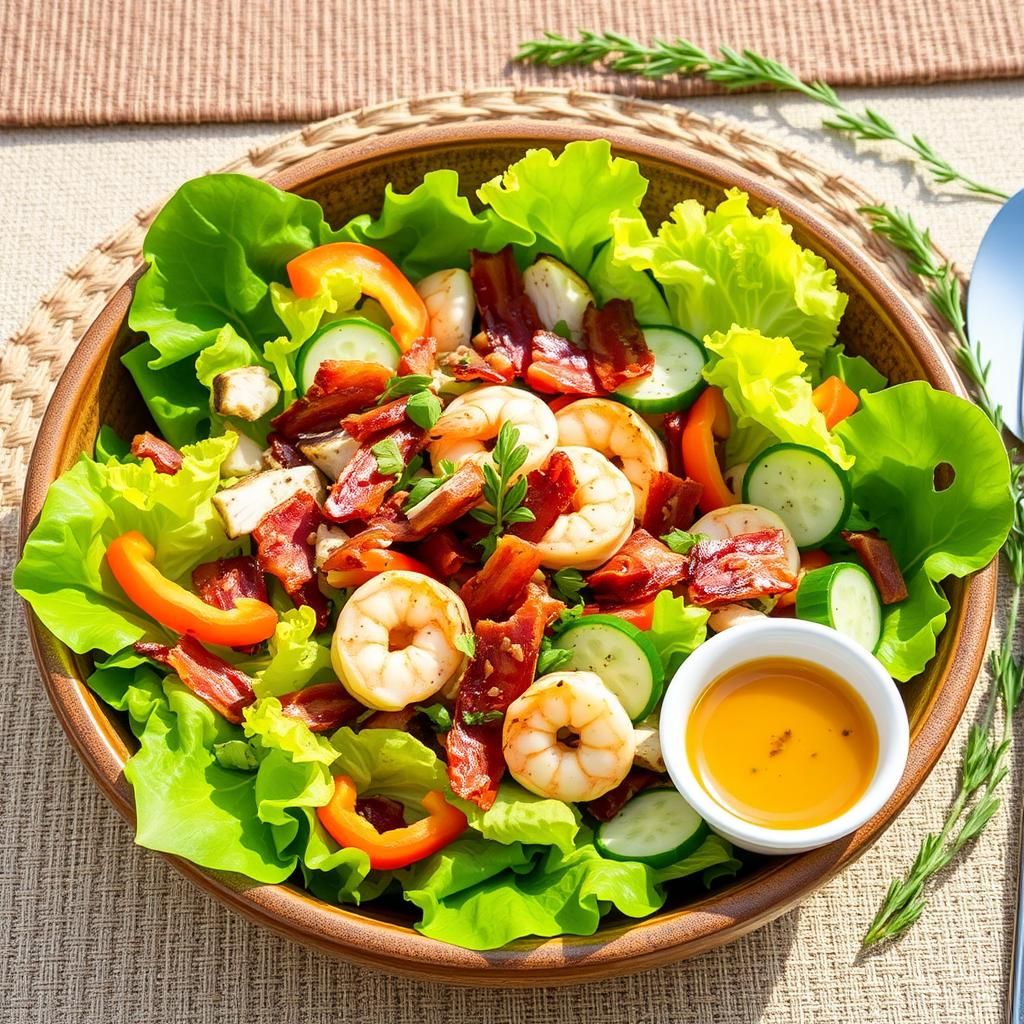 Keto BLT Salad Variation