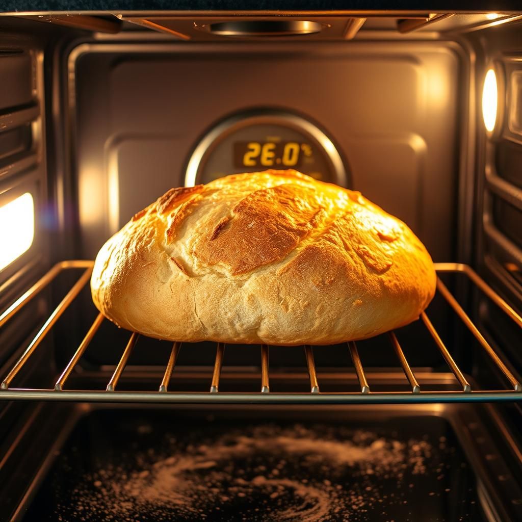 Keto Bread Baking in the Oven - Cooking process photo (Step 6: Bake)