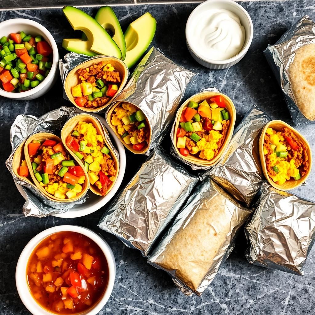 Keto Breakfast Burritos Ready to Go