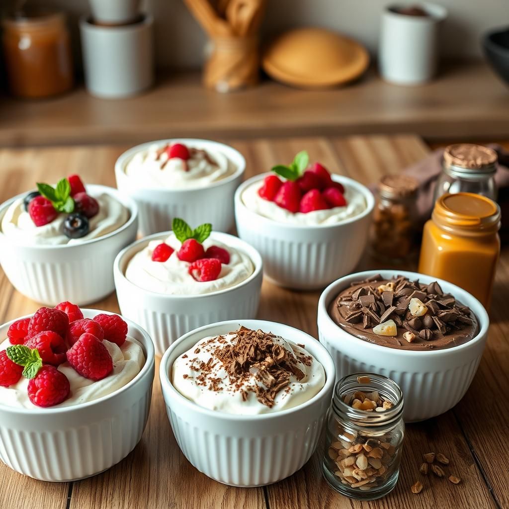 Keto Cheesecake Fluff Variations