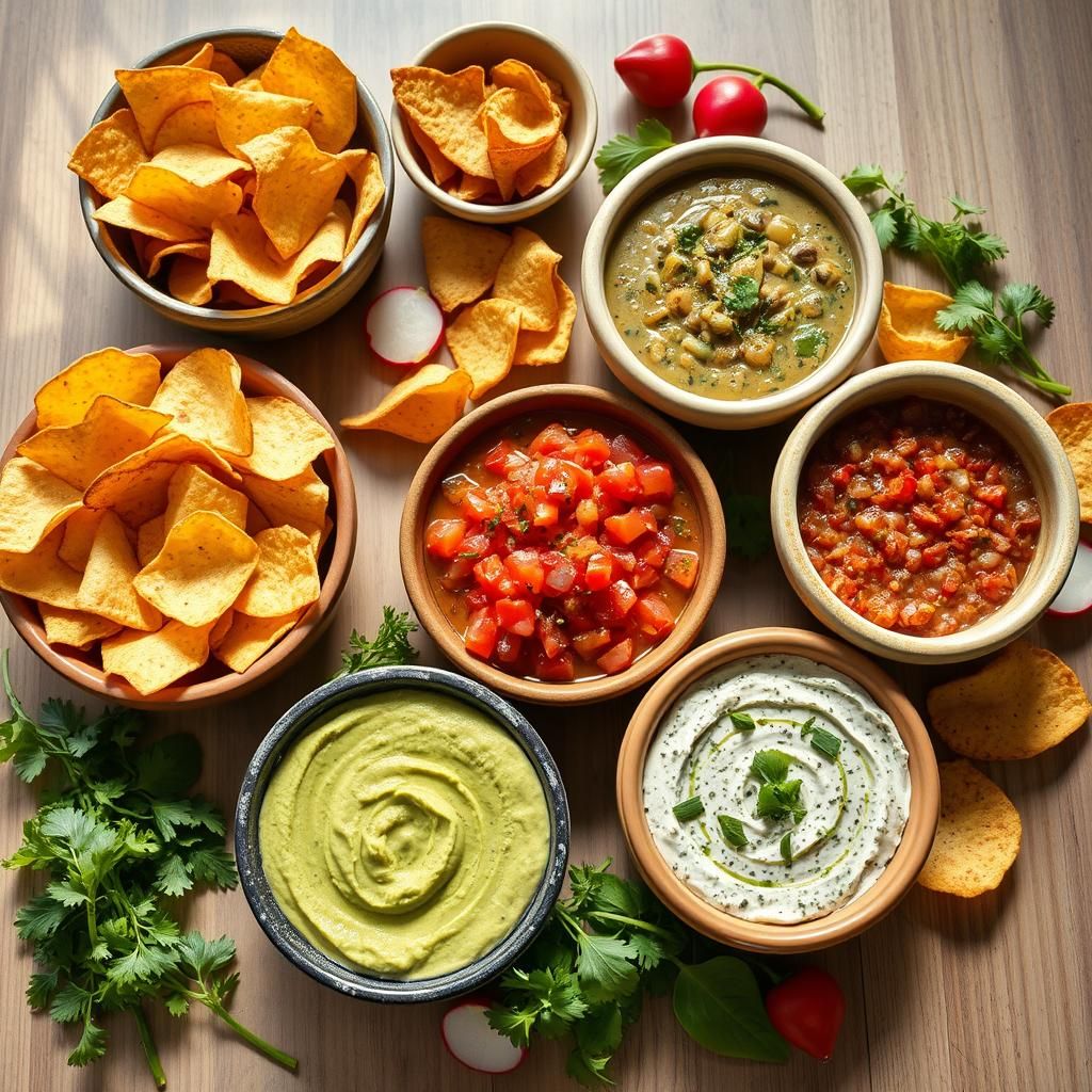 Keto Chips Pairing with Dips
