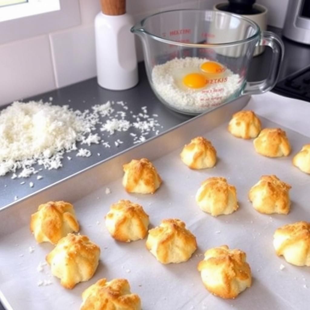 Keto Coconut Macaroons Baking