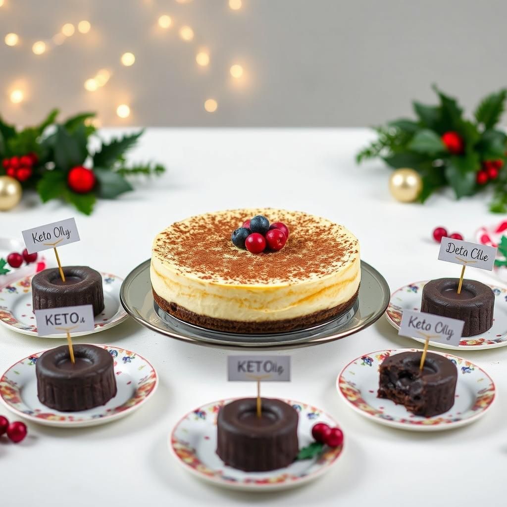 Keto Dessert Table Display