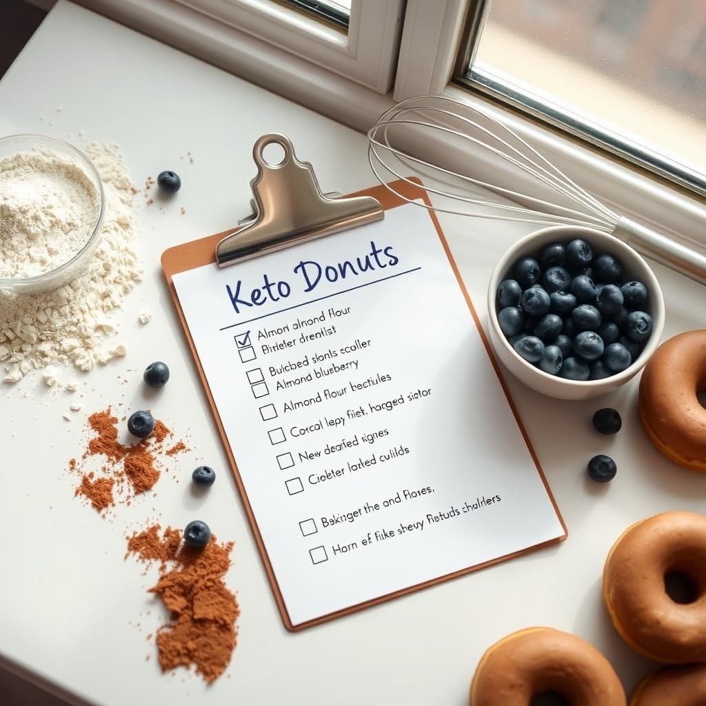 Keto Donut Baking Checklist