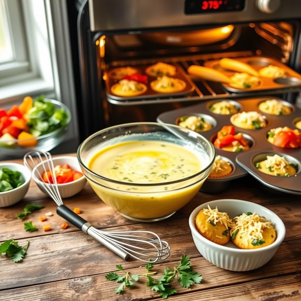 Keto Egg Muffins Preparation