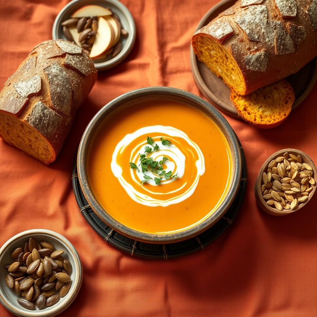 Keto Festive Soup Presentation