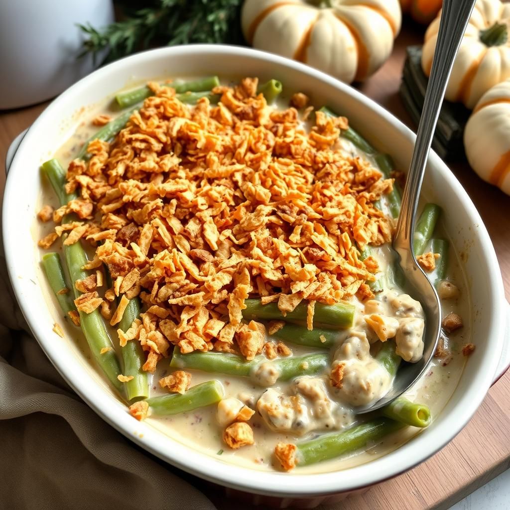 Keto Green Bean Casserole