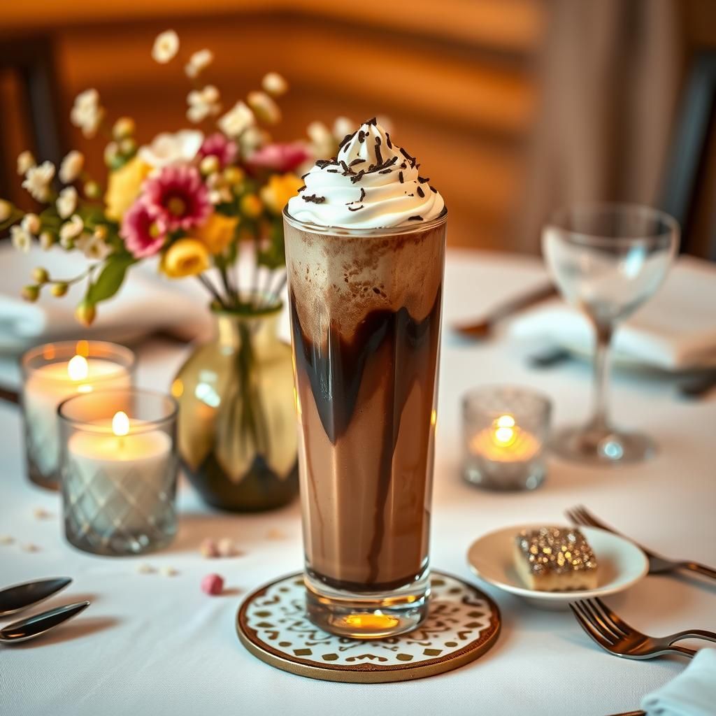 Keto Iced Mocha Presentation
