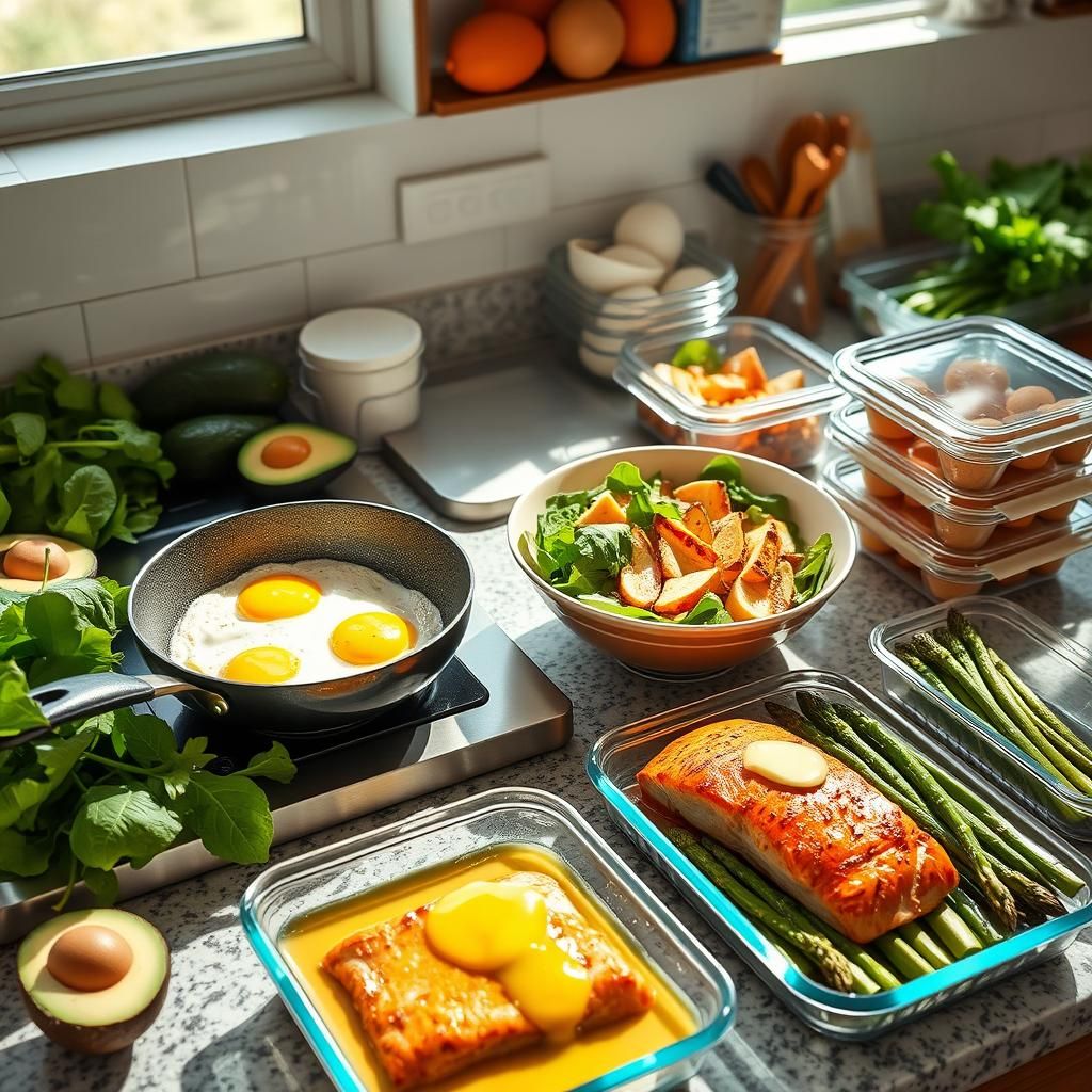 Keto Induction Phase Meal Preparation