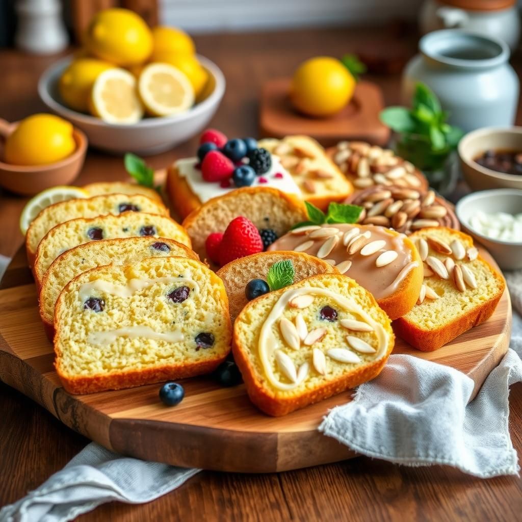 Keto Lemon Bread Variations