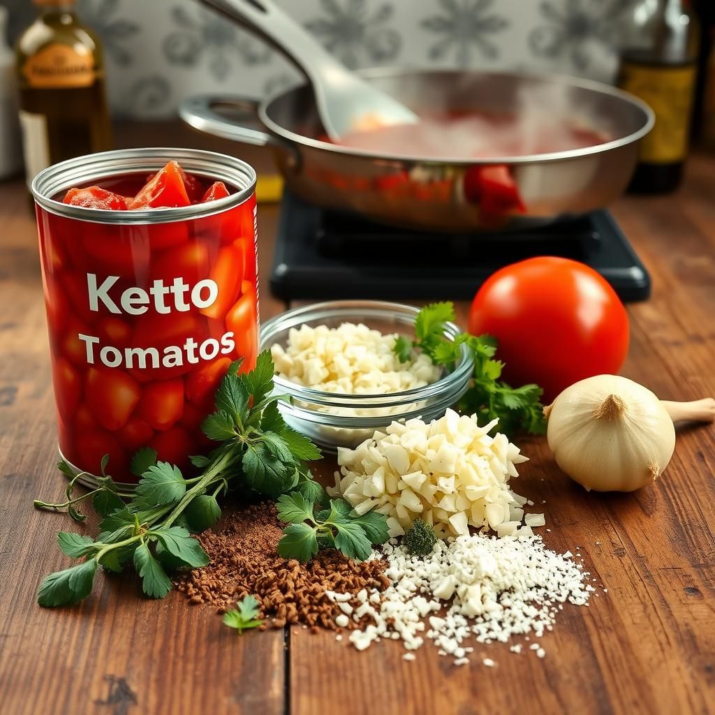 Keto Marinara Sauce Preparation