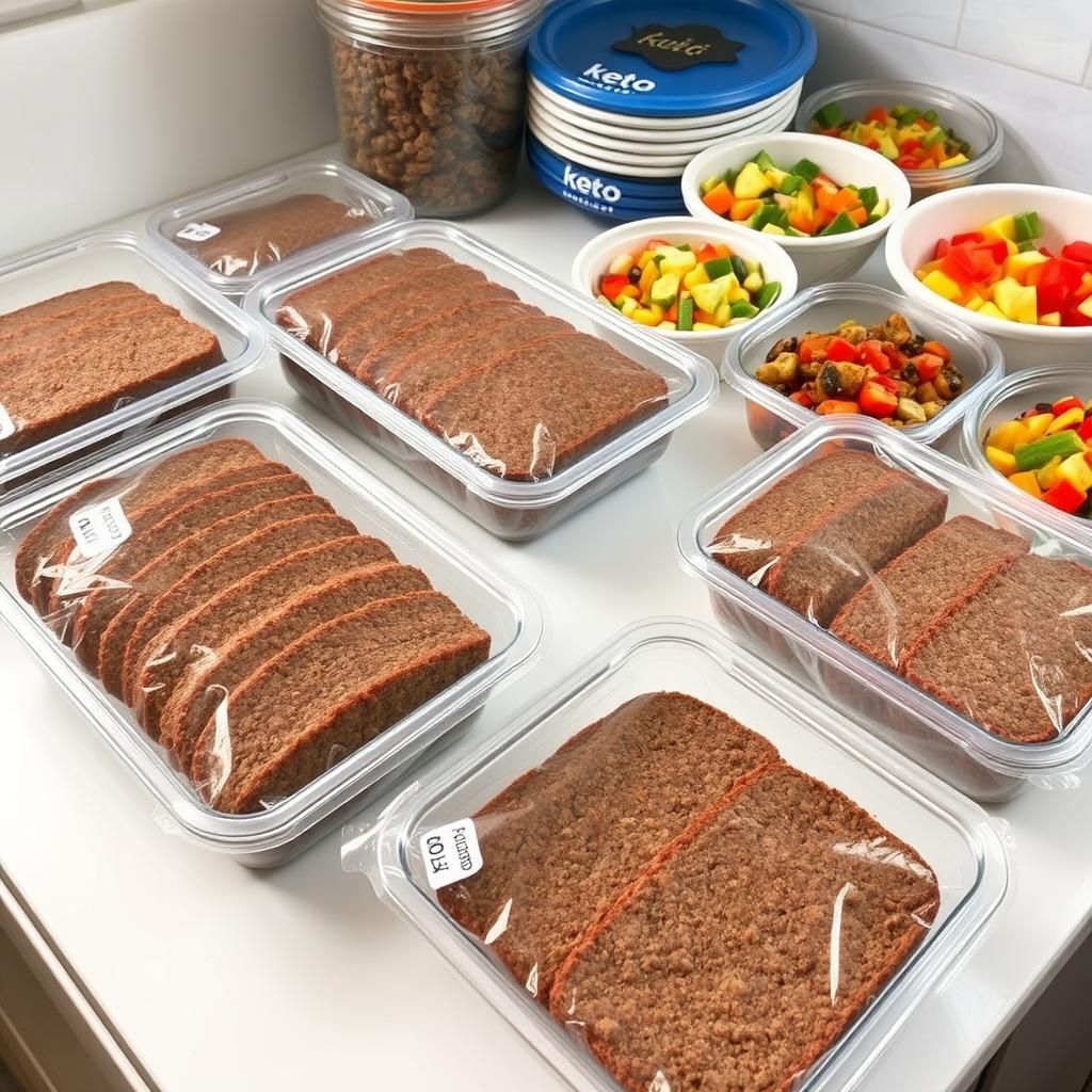 Keto Meatloaf Meal Prep