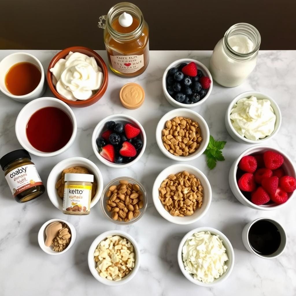 Keto Pancake Toppings Selection