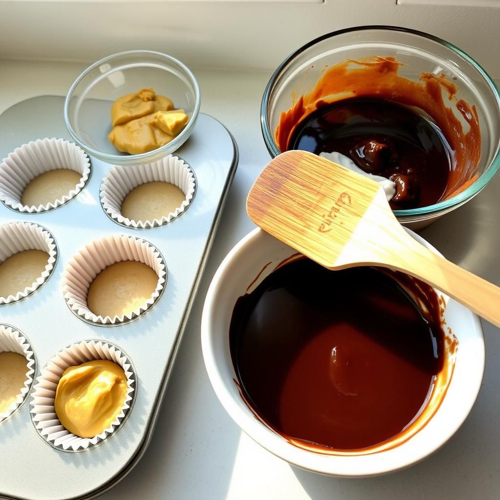 Keto Peanut Butter Cups Assembly