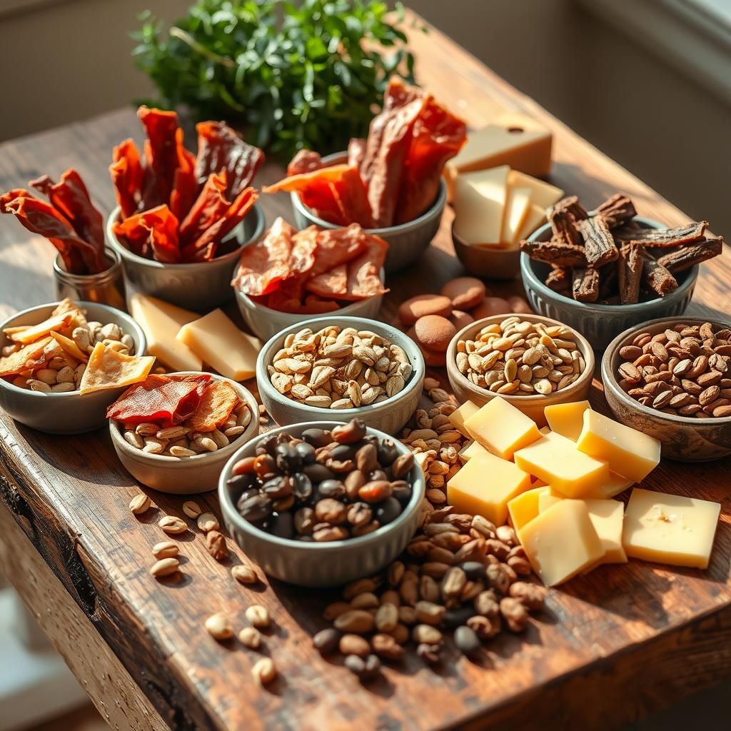 Keto Snacks Variety Display