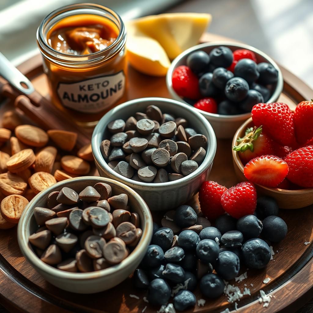 Keto-Friendly Toppings Display
