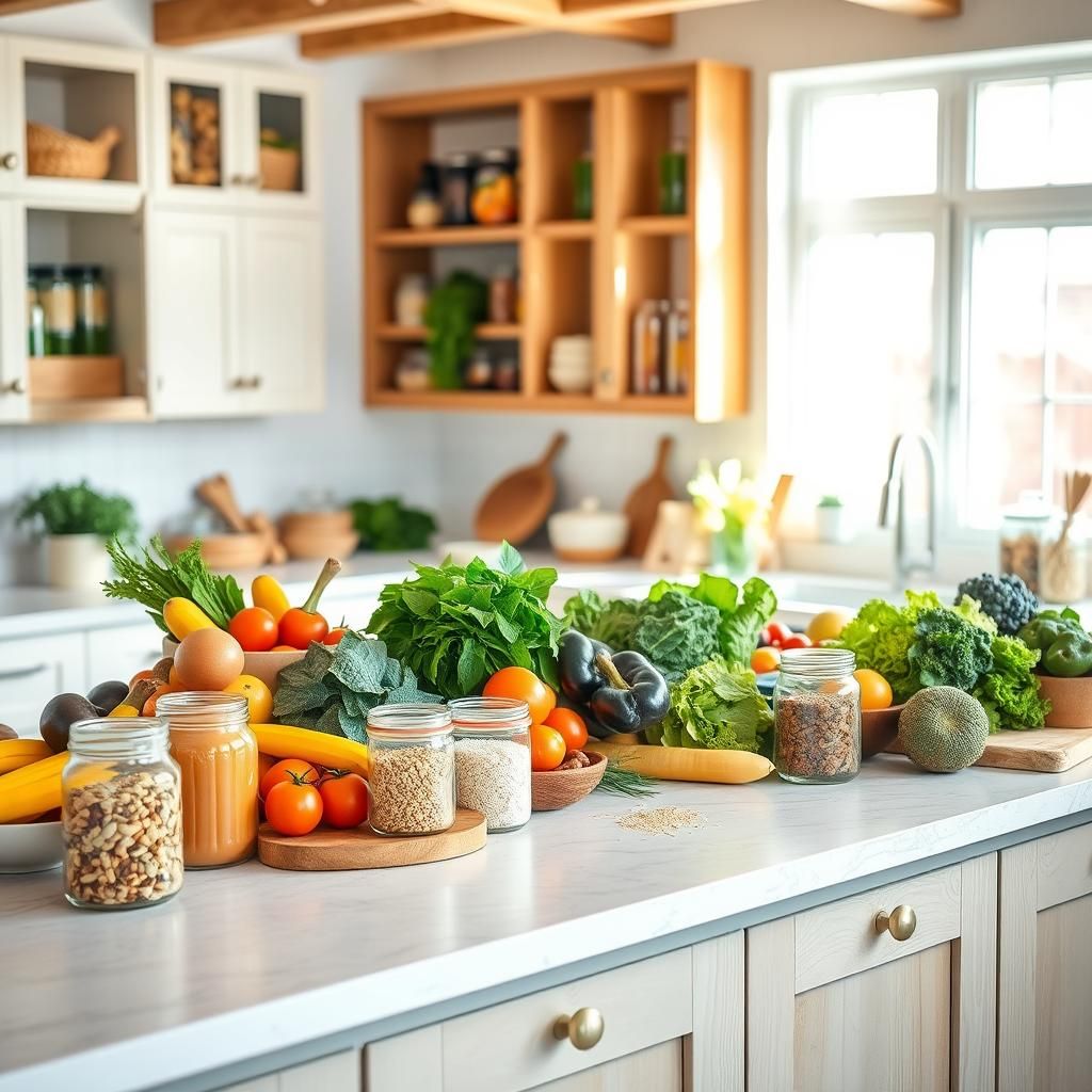 Kitchen Full of Whole Foods