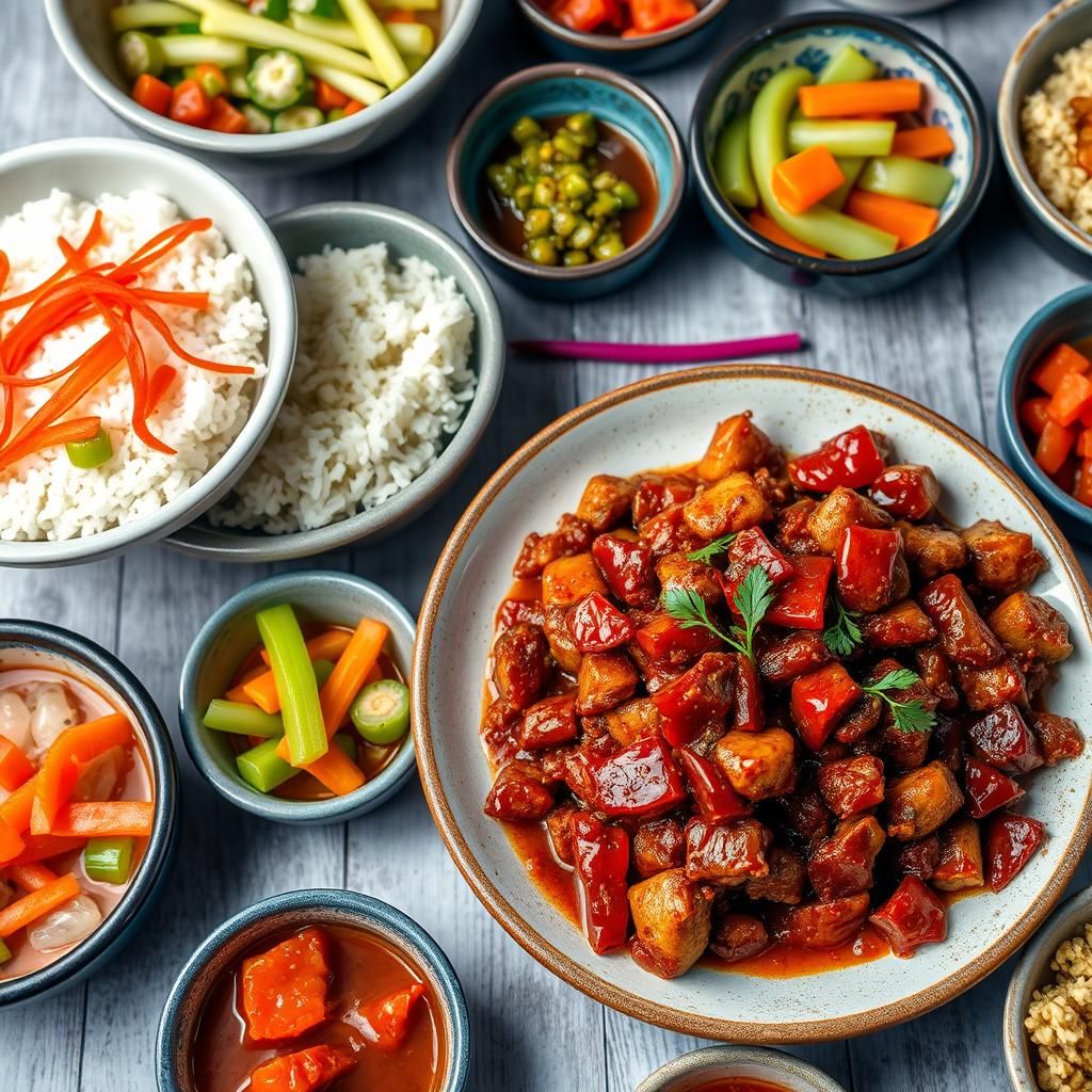 Korean BBQ Feast Final Dish