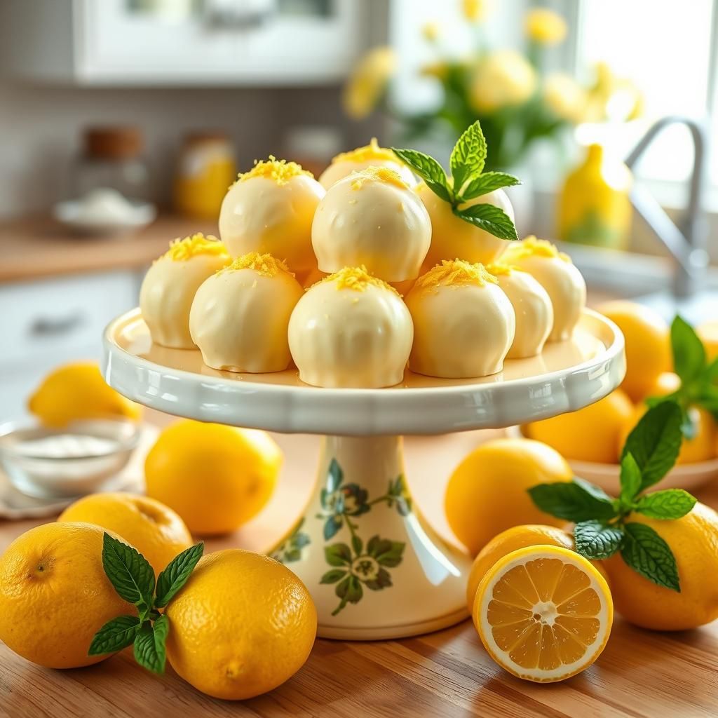 Lemon Cheesecake Fat Bombs