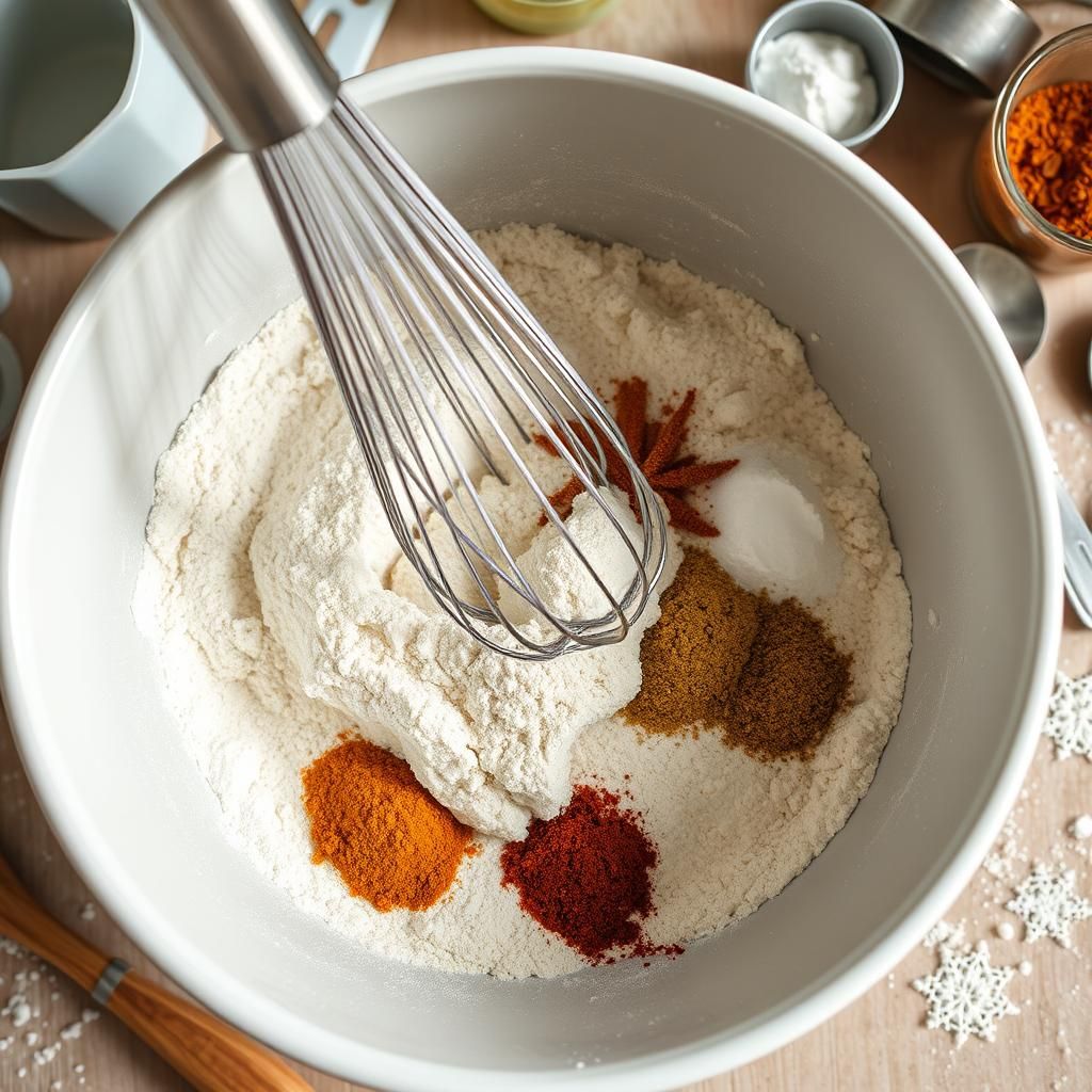 Mixing Dry Ingredients - Cooking process photo (Step 2: Combine Dry Ingredients)