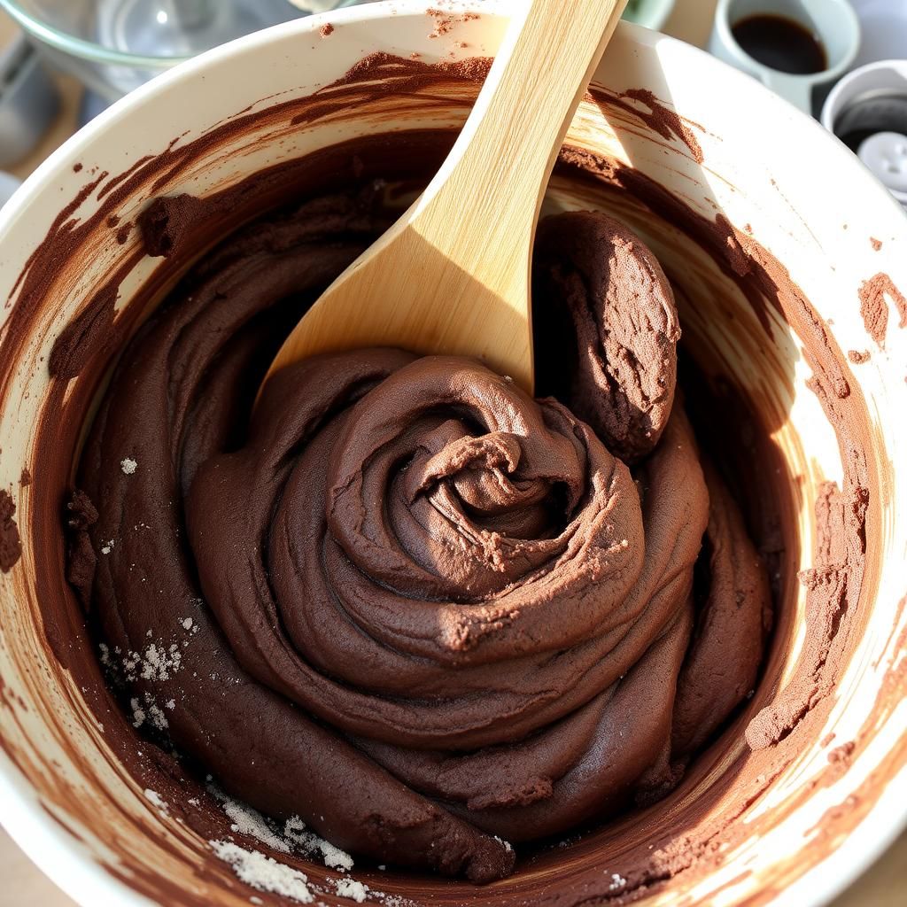 Mixing the Cookie Dough