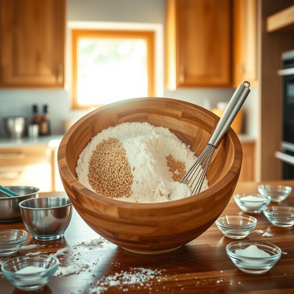 Mixing the Dry Ingredients - Cooking process photo (Step 2: Mix Dry Ingredients)