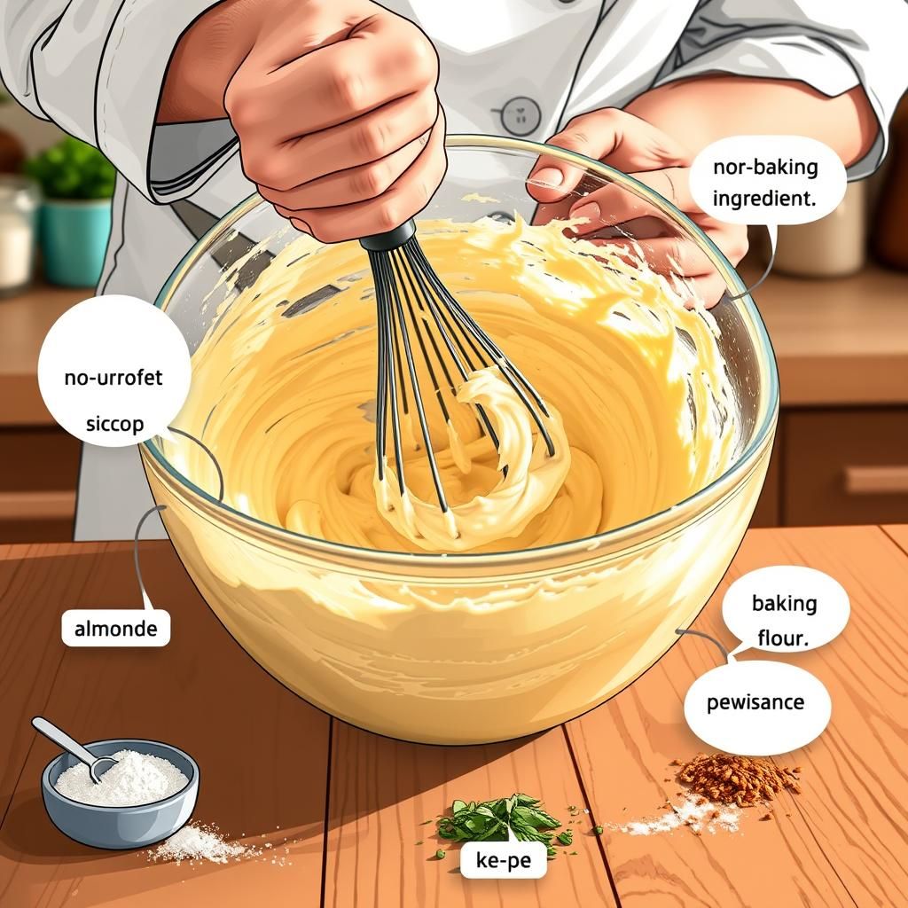 Mixing the Focaccia Batter